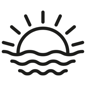 SUN AND OCEAN GRAPHIC
